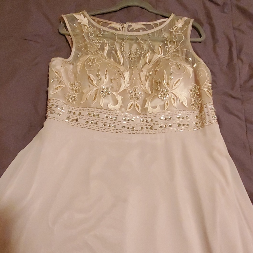 Davids bridal Mother Of Bride Dress Champagne Size 12 And size 16